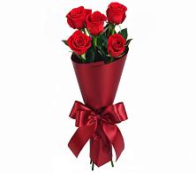 Букет 5 Красных роз Эдлесс Лав в Луге