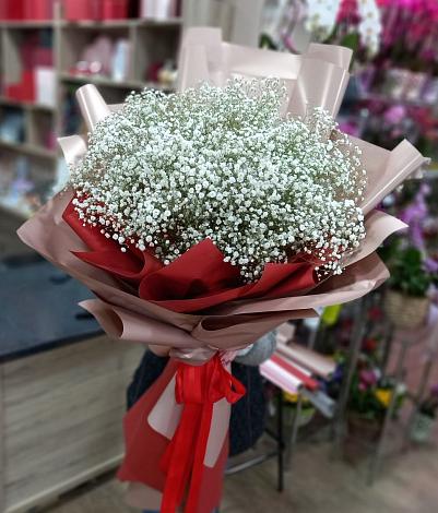 Букет цветов из: Гипсофила в Луге
