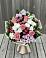 Букет цветов из: Альстромерии, Гвоздики, Розы и Хризантемы в Луге