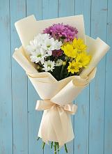 Букет цветов из:  Хризантемы в Луге