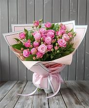 Букет Розовый кустик в Луге