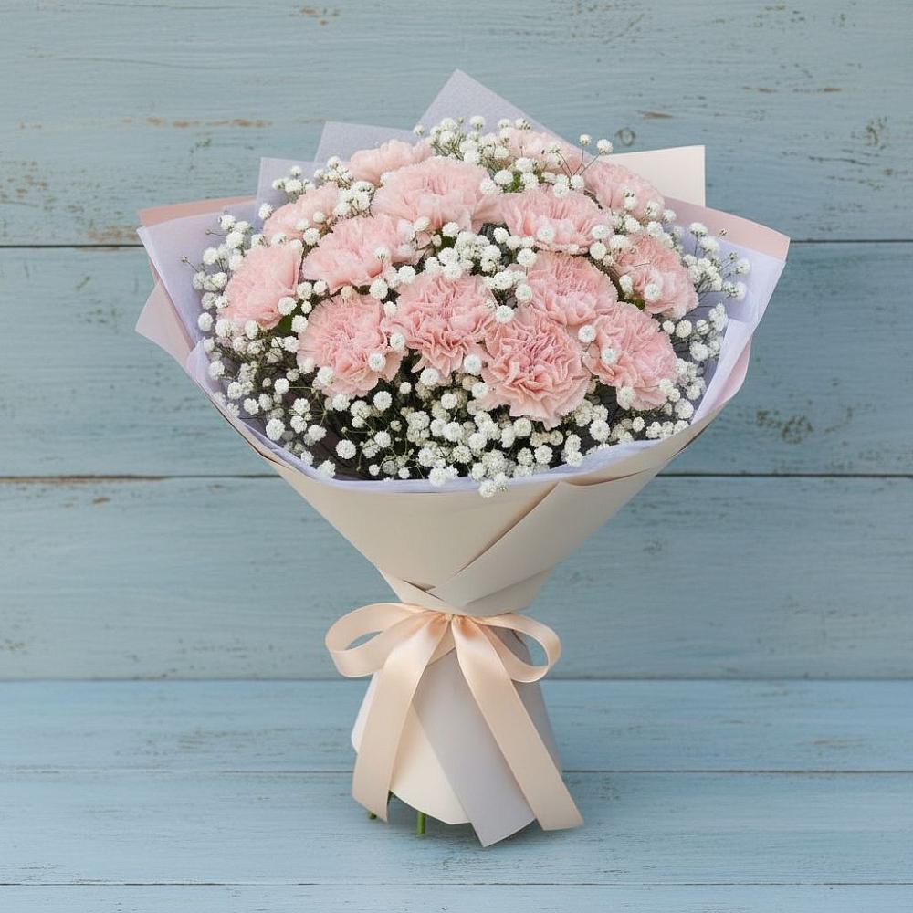 Букет цветов из: Гвоздики в Луге