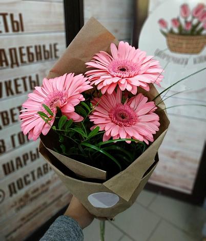 Букет цветов из: Герберы в Луге