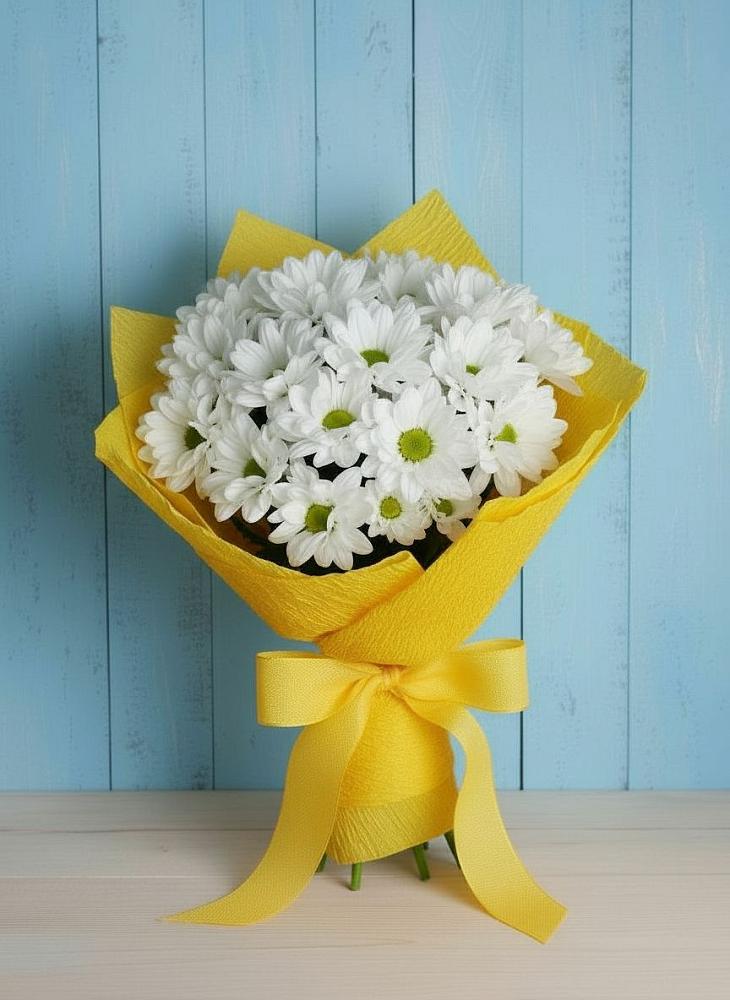 Букет цветов из: Хризантемы в Луге