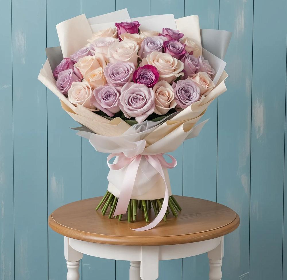 Букет цветов из: Розы в Луге