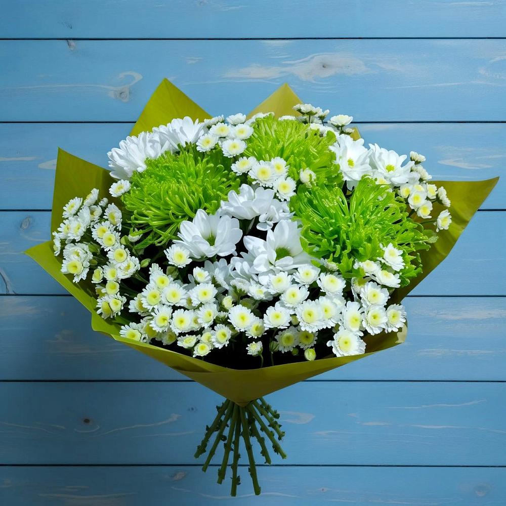 Букет цветов из: Хризантемы в Луге