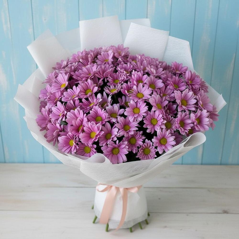 Букет цветов из: Хризантемы в Луге
