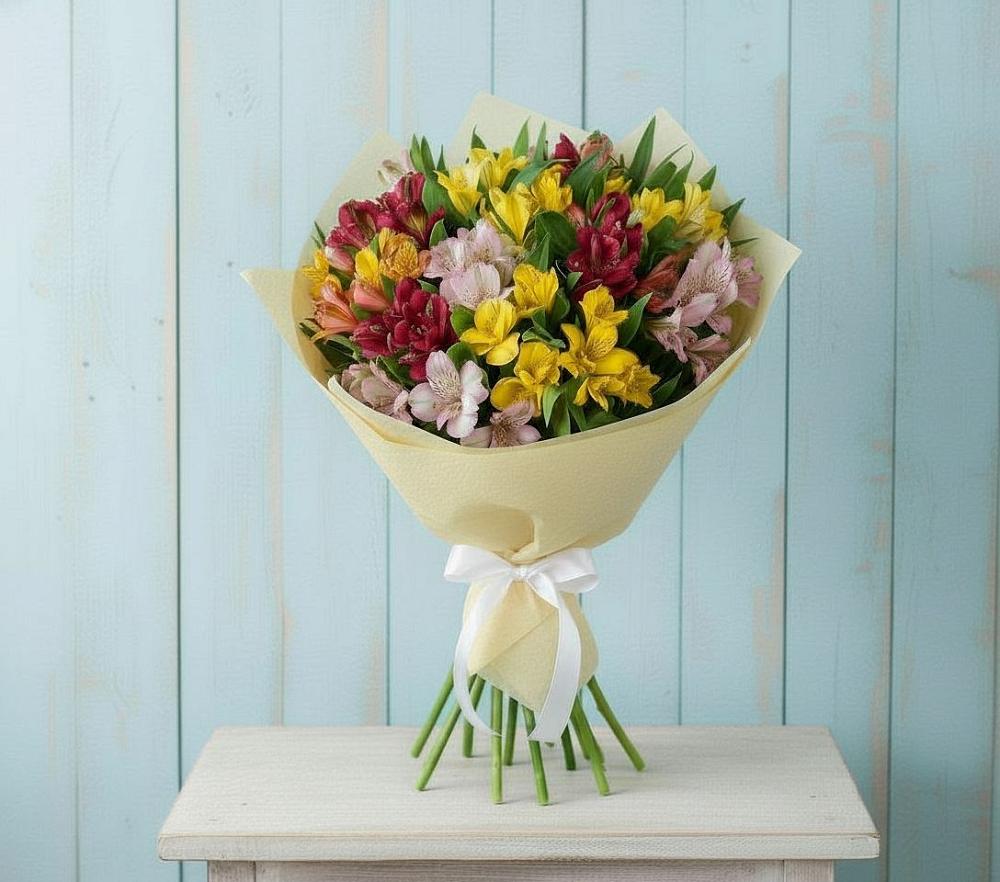 Букет цветов из: Альстромерии в Луге