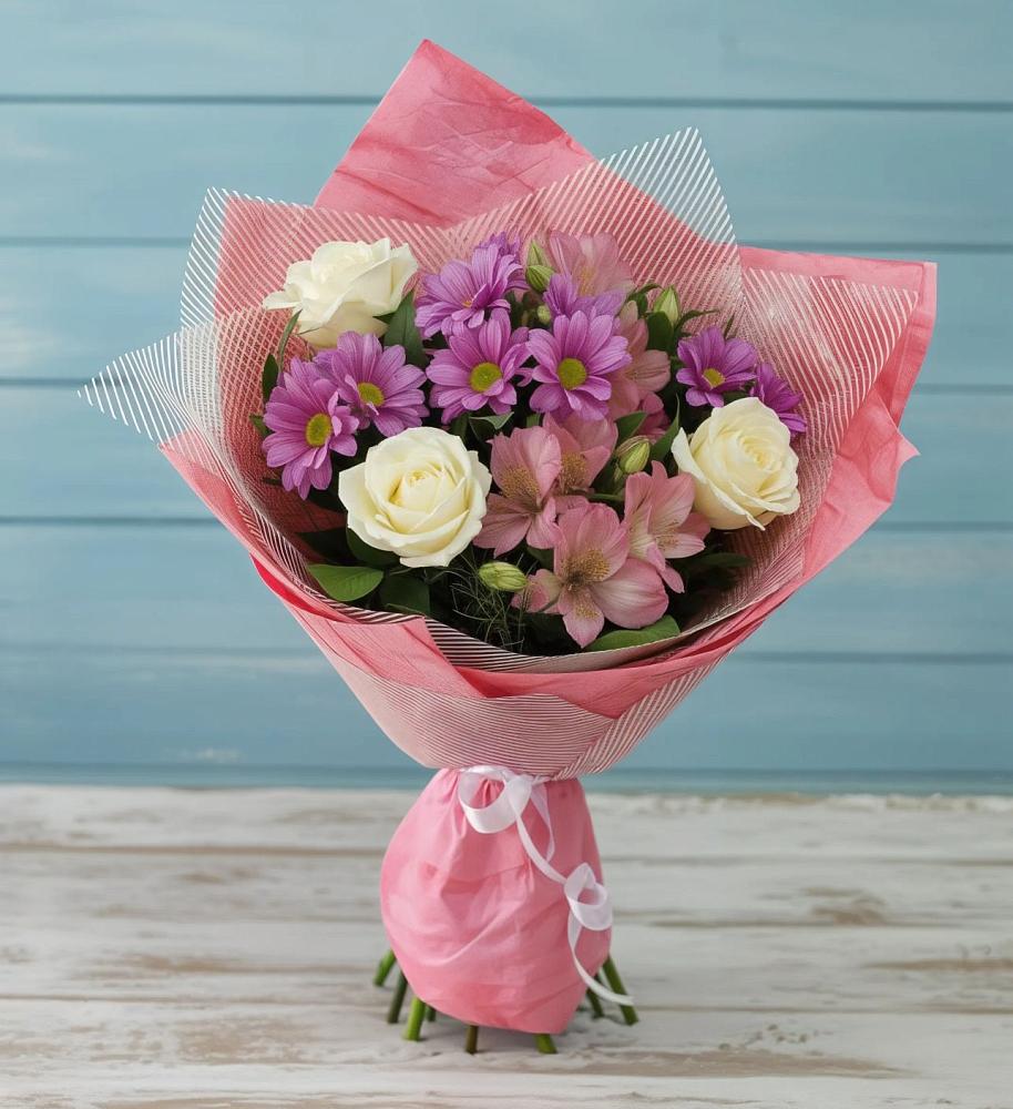 Букет цветов из: Герберы в Луге