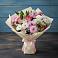 Букет цветов из: Хризантемы, Альстромерии и Розы в Луге